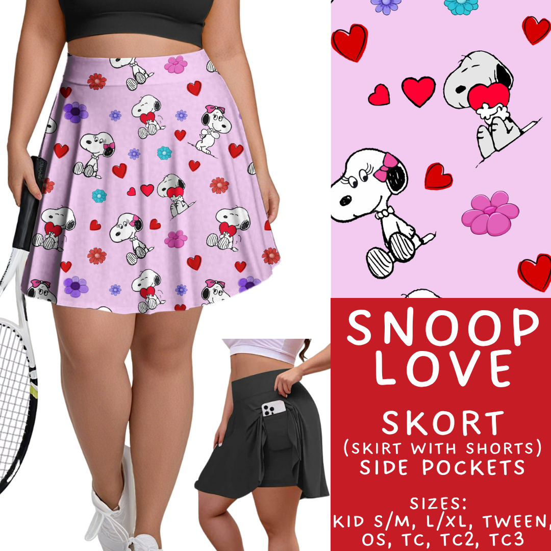 Batch #457 - Magical Character Love Collection - Closes 12/1 - ETA mid Jan - Snoop Love Alien Skort