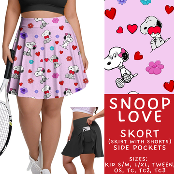 Batch #457 - Magical Character Love Collection - Closes 12/1 - ETA mid Jan - Snoop Love Alien Skort
