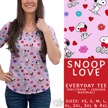 Batch #457 - Magical Character Love Collection - Closes 12/1 - ETA mid Jan - Snoop Love Everyday Tee