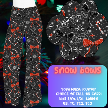 SNOW BOWS - CHRISTMAS RUN - LOUNGER PREORDER CLOSING 9/29