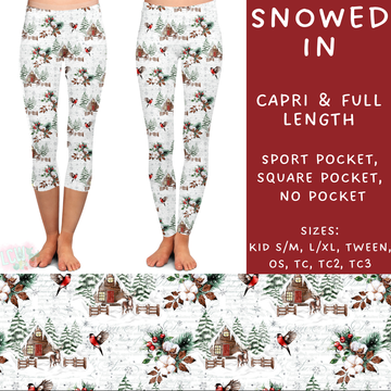 Batch #231 - Tis The Season - Closes 10/31 - ETA early/mid Dec - Snowed In Full and Capri Length Leggings