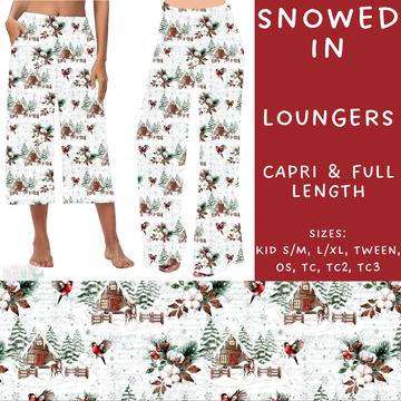 Batch #231 - Tis The Season - Closes 10/31 - ETA early/mid Dec - Snowed In Capri and Full Length Loungers