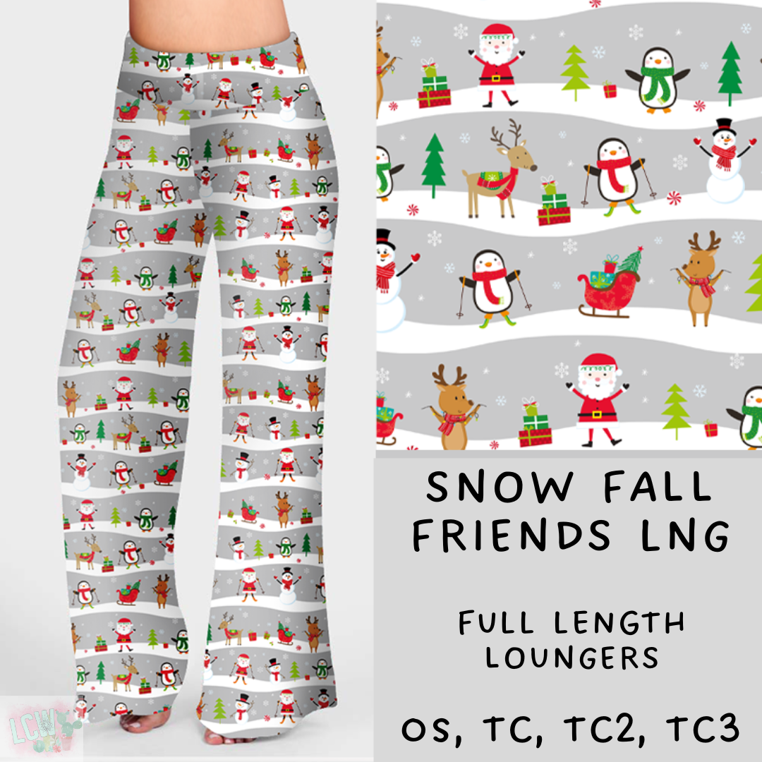 Batch #218 - Christmas Cozy Presale - Closes 10/18 - ETA late Nov - Snow Fall Friends Loungers