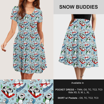 B183 - Preorder Snow Buddies Dress/Skirt with Pockets (Closes 10/02. ETA: early Dec)