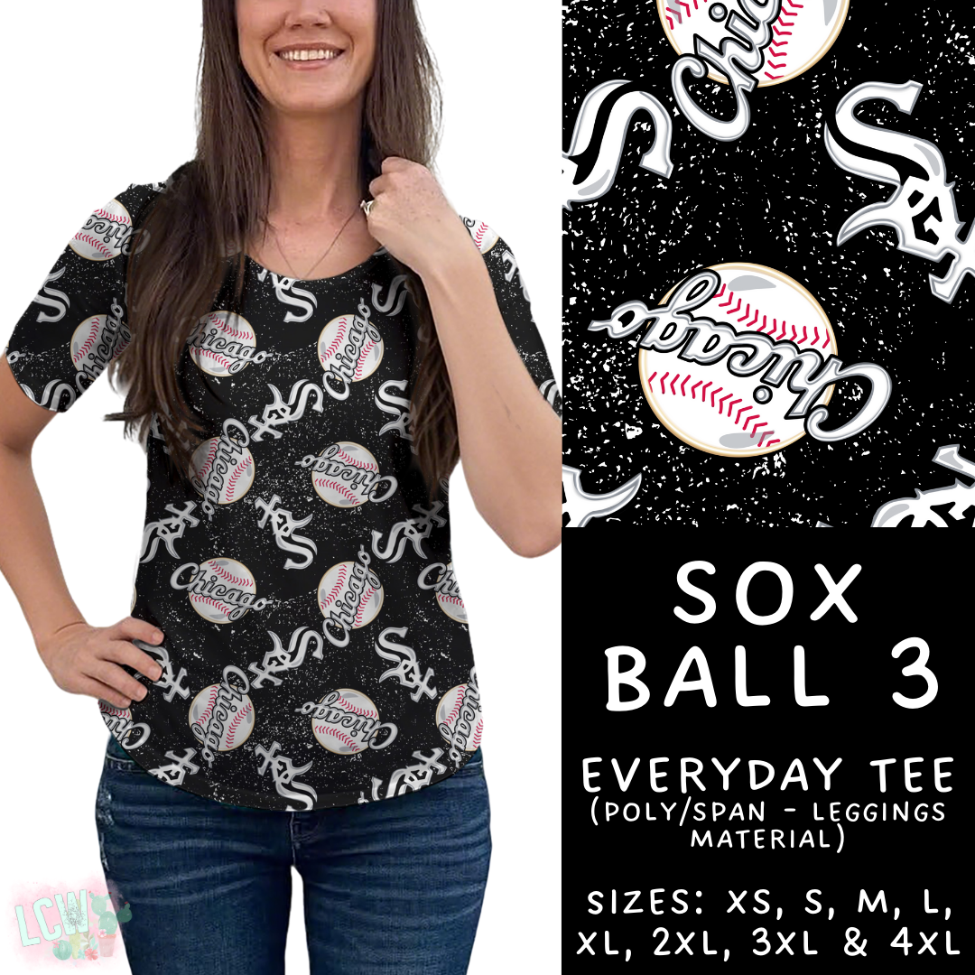 Batch #343 - Home Run Collection - Closes 5/22 - ETA mid July - Sox Ball 3 Everyday Tee