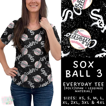 Batch #343 - Home Run Collection - Closes 5/22 - ETA mid July - Sox Ball 3 Everyday Tee