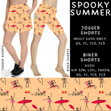 Ready to Ship - Spooky Summer Jogger Shorts - OS & TC2
