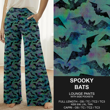 B299 - Preorder Spooky Bats Lounge Pants (Closes 7/12. ETA: mid Sept.)