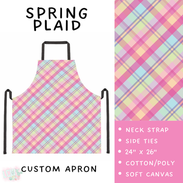 Batch #476 - Bake Off - Closes 1/16 - ETA early/mid March - Spring Plaid Apron