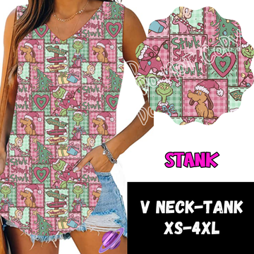 STANK -PPO12 - V-NECK TANK PREORDER CLOSING 10/8