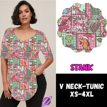 STANK -PPO12 - V-NECK TUNIC PREORDER CLOSING 10/8