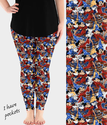 RTS - Starry Apprentice Leggings w/ Pockets