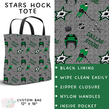 Batch #243 - Hockey - Closes 11/25 - ETA mid Jan - Stars Hock Tote