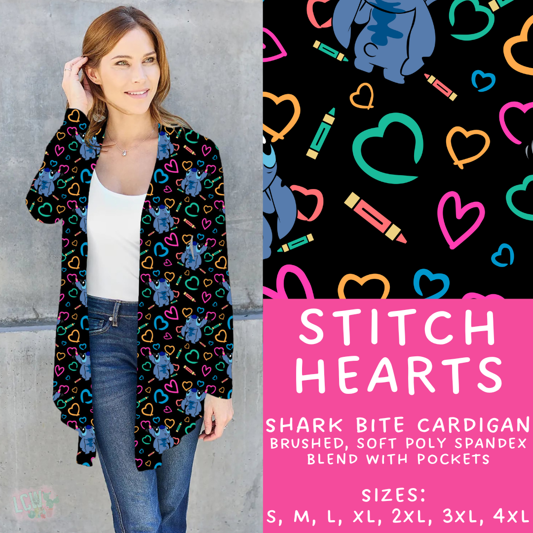 Batch #273 - Magical Faves 10 - Closes 1/20 - ETA late March - Stitch Hearts Cardigan