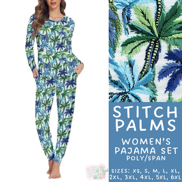 Batch #344 - Family Pajama Party - Closes 5/23 - ETA late July - Stitch Palms Women's Pajama Set
