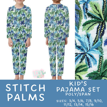 Batch #344 - Family Pajama Party - Closes 5/23 - ETA late July - Stitch Palms Kid's Pajama Sets