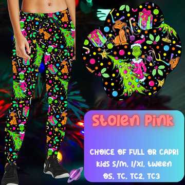 STOLEN PINK - CHRISTMAS RUN - JOGGER/CAPRI PREORDER CLOSING 9/29