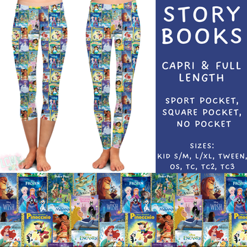 Batch #249 - October Request Run - Closes 12/6 - ETA late Jan - Story Books Full and Capri Length Leggings