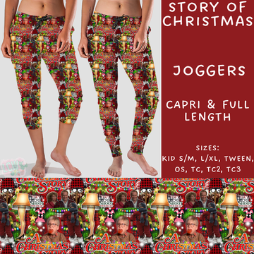 Batch #231 - Tis The Season - Closes 10/31 - ETA early/mid Dec - Story of Christmas Full and Capri Length Joggers