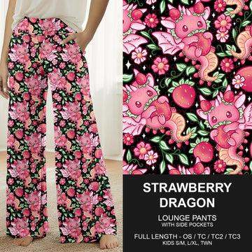 B267 - Preorder Strawberry Dragon Lounge Pants (Closes 12/21. ETA late Feb.)