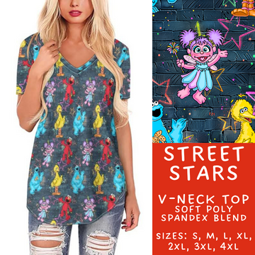 Batch #272 - Storybook Collection - Closes 1/17 - ETA late March - Street Stars V-Neck Tee