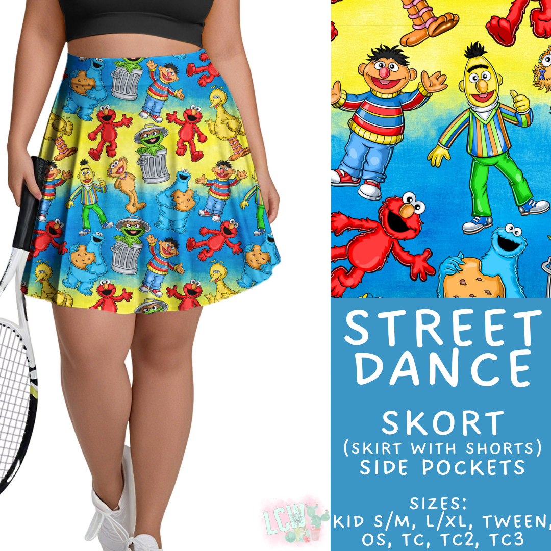 Batch #456 - Storybook Collection 4 - Closes 11/28 - ETA late Jan - Street Dance Skort