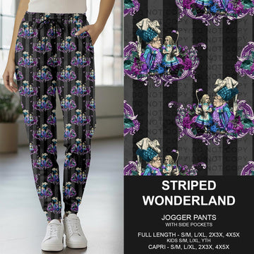 B277 - Preorder Striped Wonderland Joggers (Closes 3/08. ETA: mid May)