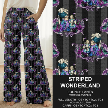 B277 - Preorder Striped Wonderland Lounge Pants (Closes 3/08. ETA: mid May)