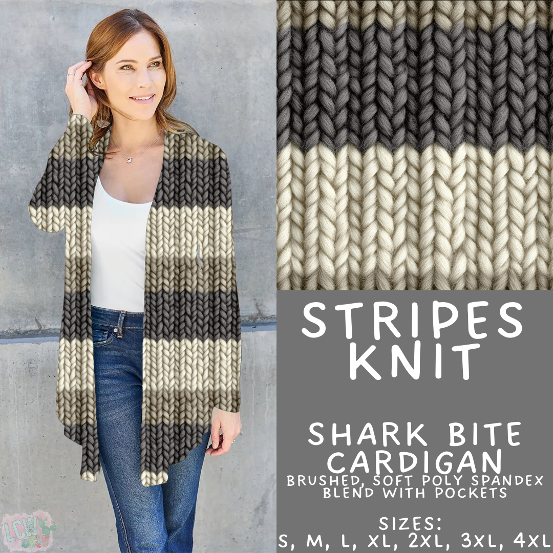 Batch #461 - October Request Run - Closes 12/9 - ETA late Jan - Stripes Knit Cardigan
