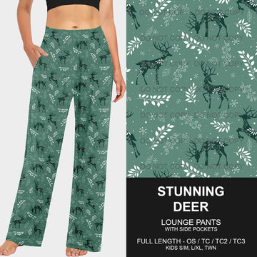 B182 - Preorder Stunning Deer Lounge Pants (Closes 9/29. ETA late Nov.)