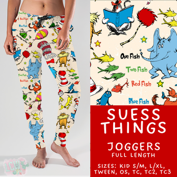 Batch #456 - Storybook Collection 4 - Closes 11/28 - ETA late Jan - Suess Things Joggers