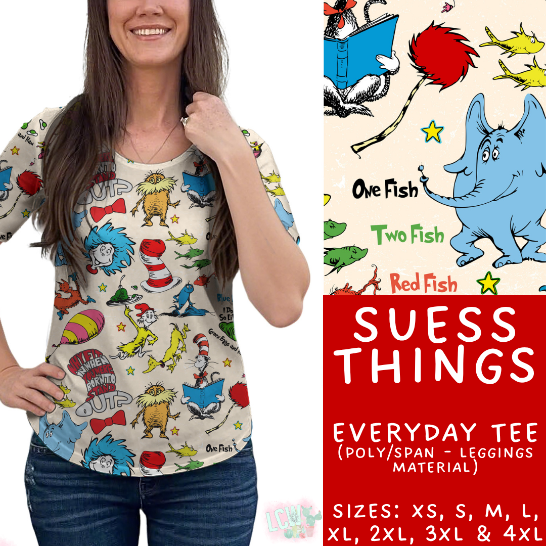 Batch #456 - Storybook Collection 4 - Closes 11/28 - ETA late Jan - Suess Things Everyday Tee