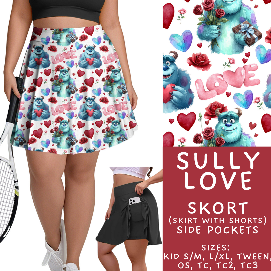 Batch #457 - Magical Character Love Collection - Closes 12/1 - ETA mid Jan - Sully Love Alien Skort