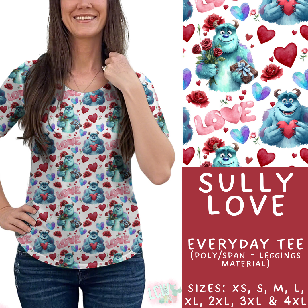 Batch #457 - Magical Character Love Collection - Closes 12/1 - ETA mid Jan - Sully Love Everyday Tee