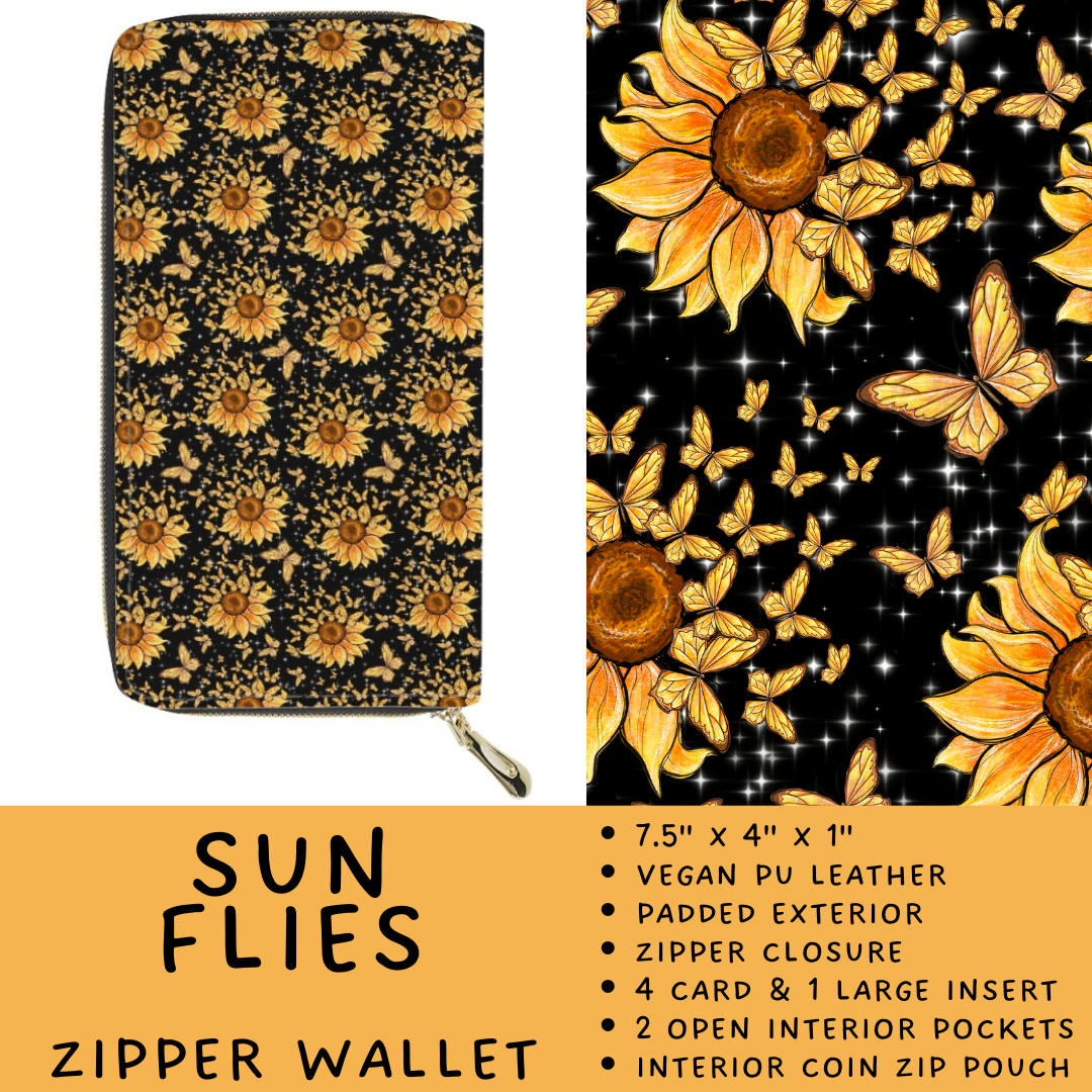 Batch #460 - Zip It Collection - Closes 12/5 - ETA late Jan - Sun Flies Zipper Wallet