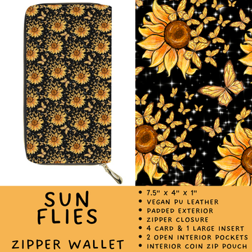 Batch #460 - Zip It Collection - Closes 12/5 - ETA late Jan - Sun Flies Zipper Wallet