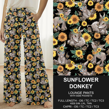 B296 - Preorder Sunflower Donkey Lounge Pants (Closes 6/21. ETA: late Aug.)