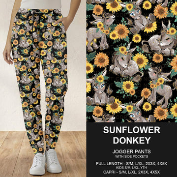 B296 - Preorder Sunflower Donkey Joggers (Closes 6/21. ETA: late Aug.)