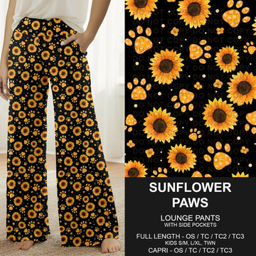 B277 - Preorder Sunflower Paws Lounge Pants (Closes 3/08. ETA: mid May)