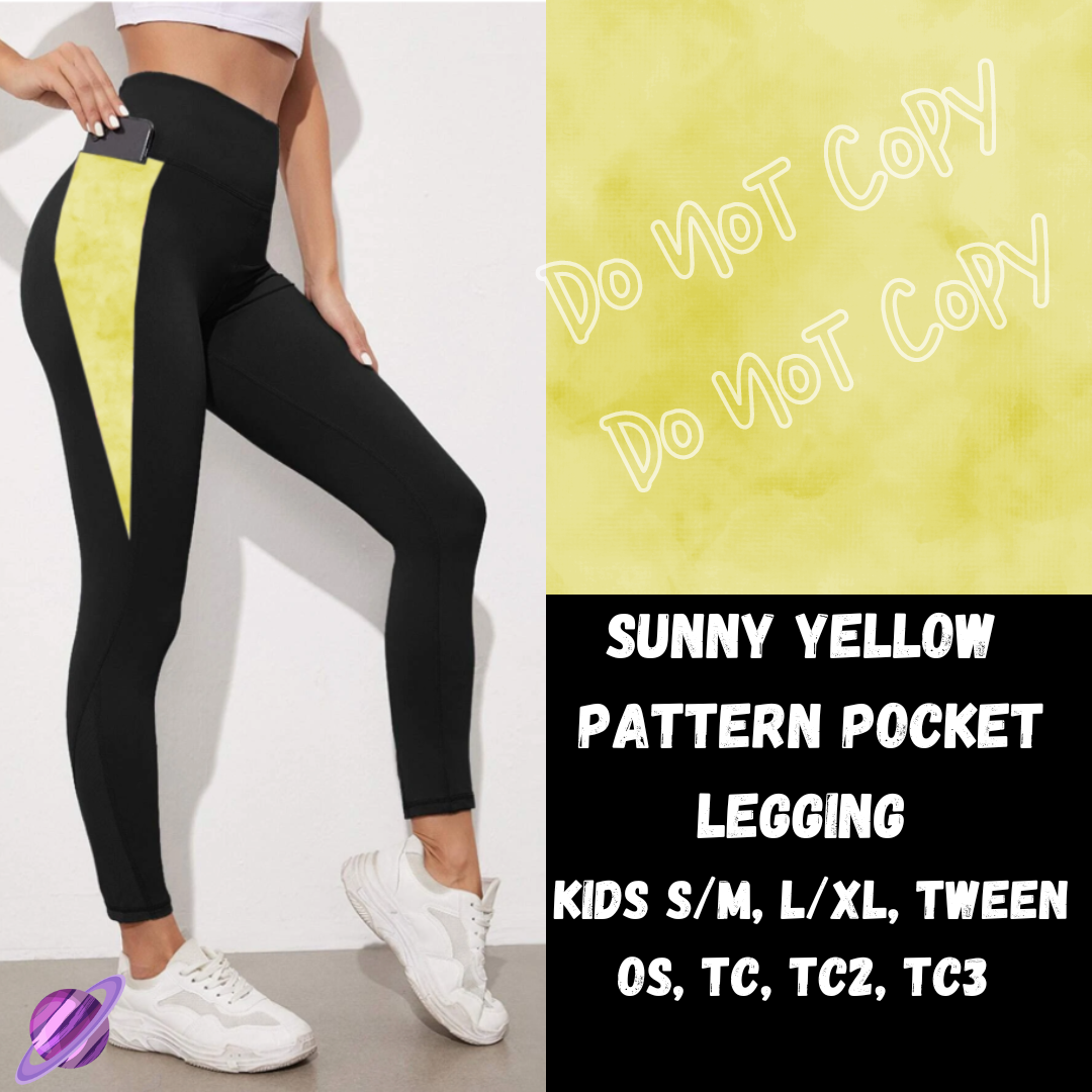 SUNNY YELLOW - LEGGING/CAPRI/SHORTS -COLORBLAST PPO-PREORDER CLOSING 5/9