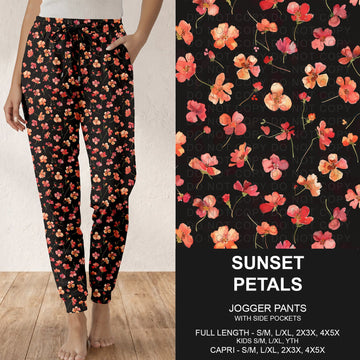 B319 - Preorder Sunset Petals Joggers (Closes 11/01. ETA: early Jan.)
