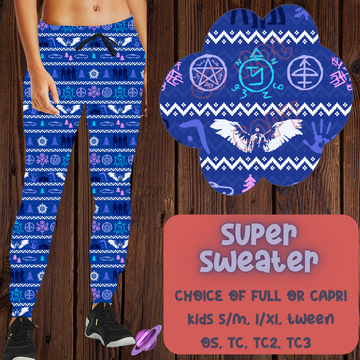 SUPER SWEATER - B99 - JOGGER/CAPRI PREORDER CLOSING 10/6