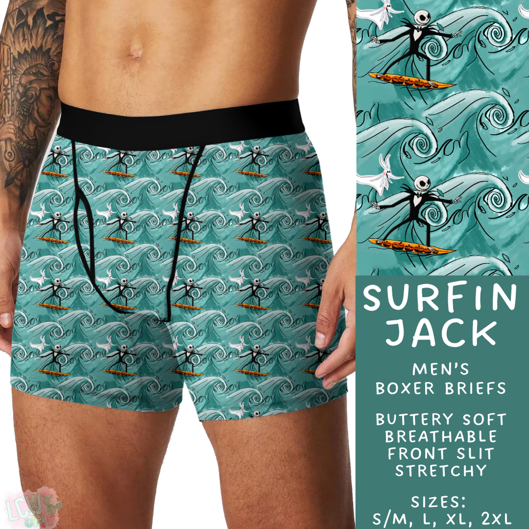 Batch #340 - Comfortable Underwear 4 - Closes 5/16 - ETA early July - Surfin Jack Men's Boxer Briefs