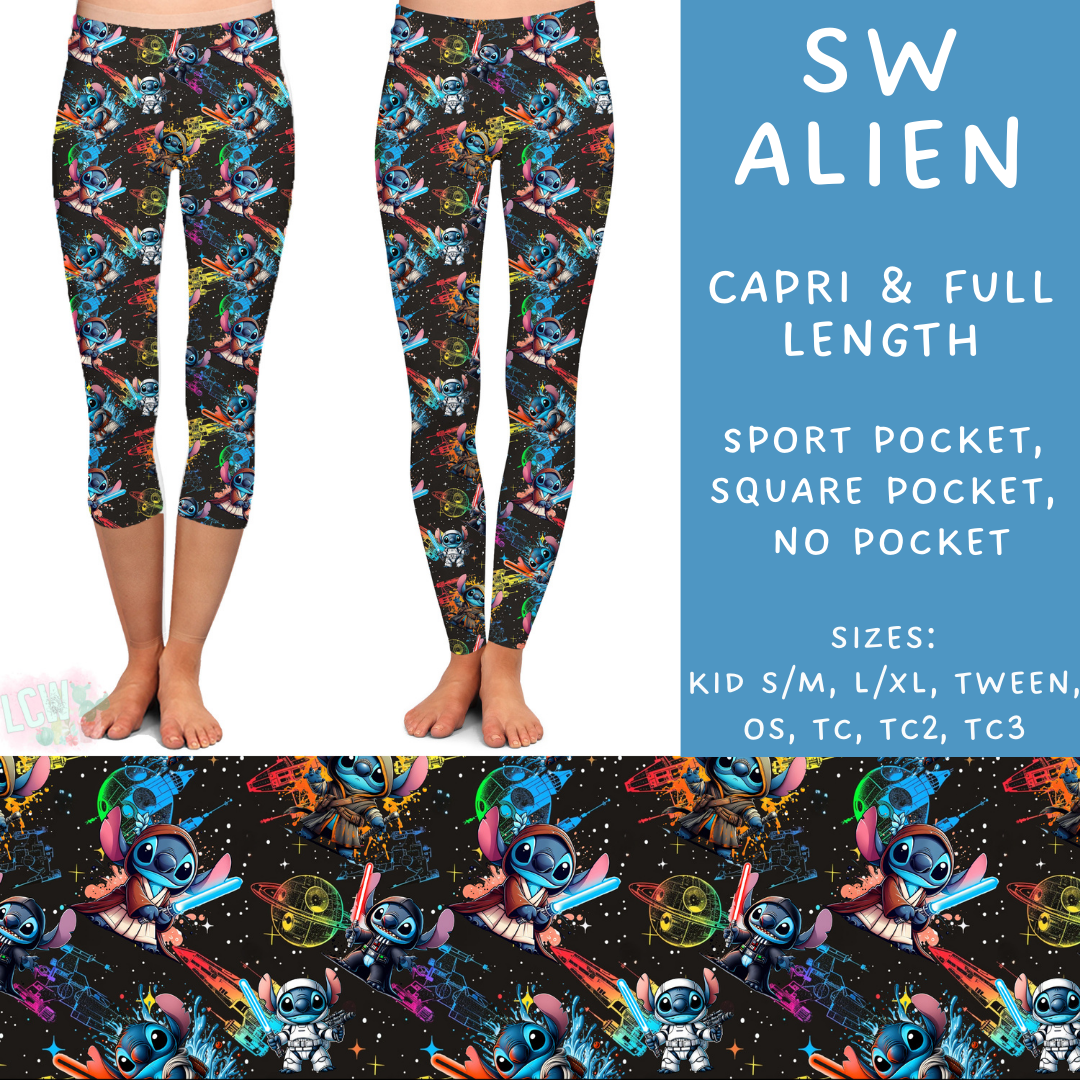 Batch #277 - December Request Run - Closes 1/27 - ETA late March - SW Alien Full and Capri Length Leggings