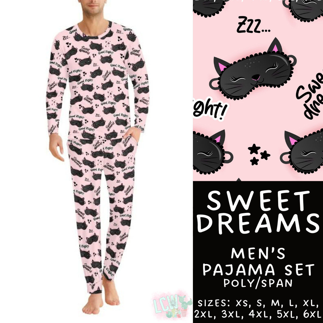 Batch #344 - Family Pajama Party - Closes 5/23 - ETA late July - Sweet Dreams Men's Pajama Set