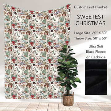 B186 - Pre-Order Sweetest Christmas Fleece Blanket (Closes 10/04. ETA: early Dec)