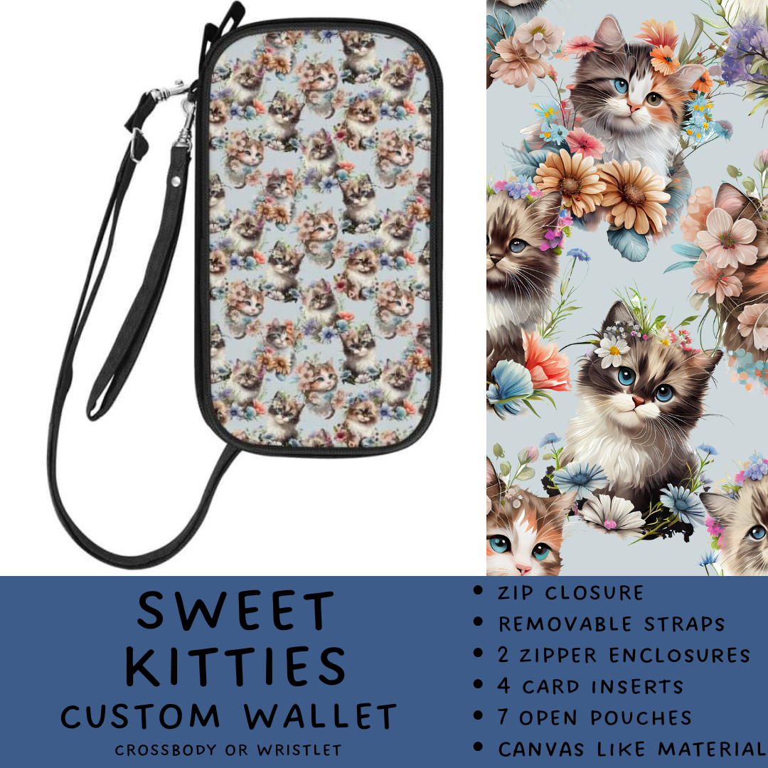 Batch #245 - The Crossbody Wallet - Closes 11/29 - ETA mid Jan - Sweet Kitties Crossbody Wallet