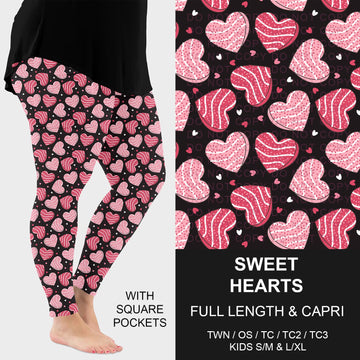 B263 - Preorder Sweet Hearts Leggings w/ Pockets (Closes 11/30. ETA: late Jan.)