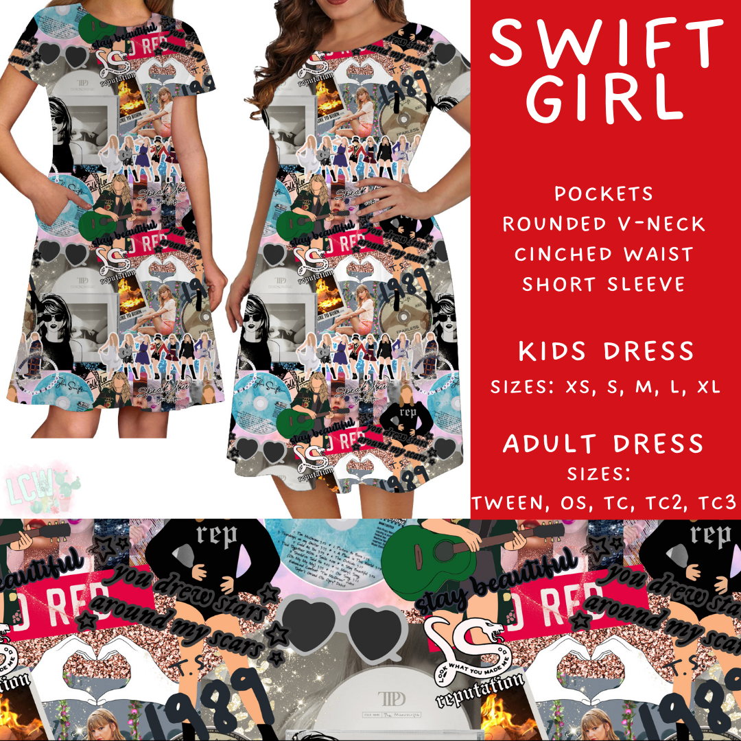 Batch #475 - Stars 2 Collection - Closes 1/14 - ETA early/mid March - Swift Girl Adult & Kids Dresses