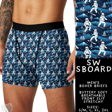 Ready to Ship - SW SBoards Men's Boxer Briefs - L & XL